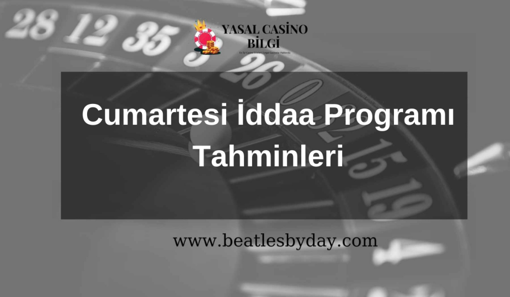 Cumartesi İddaa Programı Tahminleri